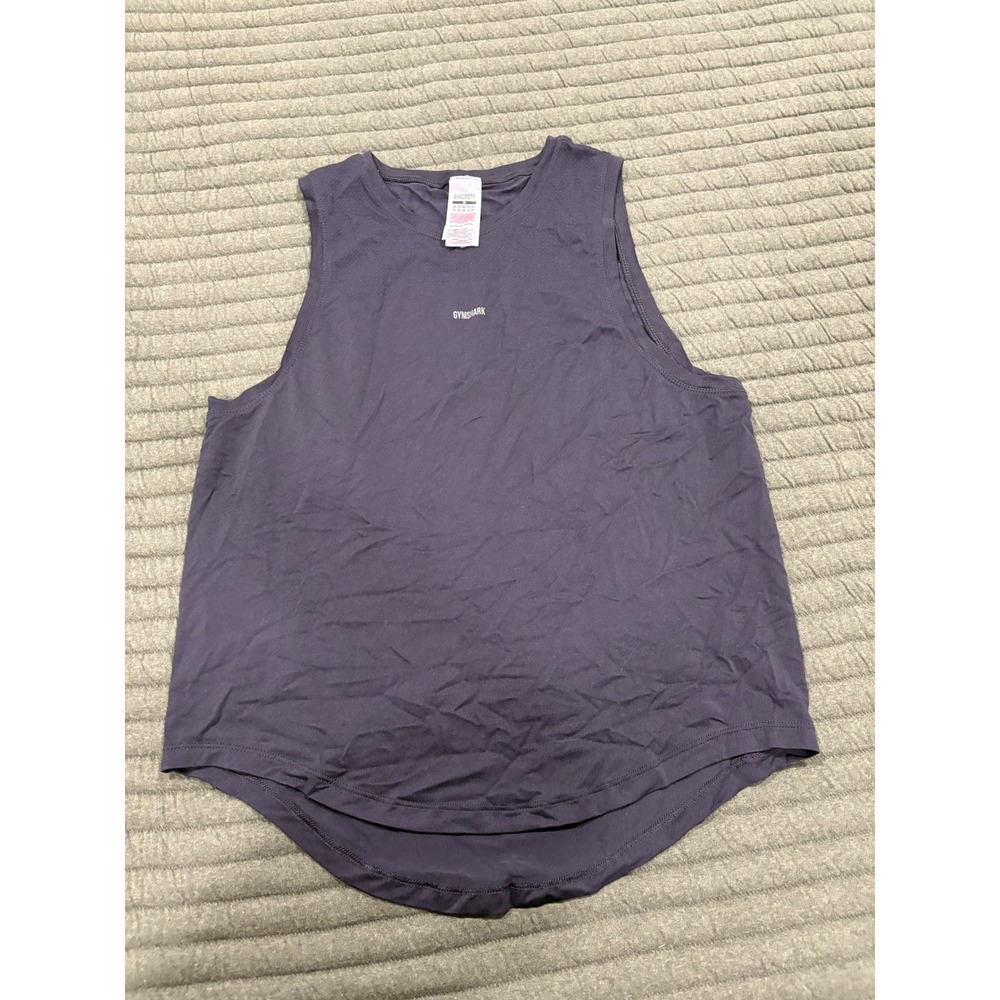 Gymshark Flex Tank Black Size Medium Mesh Lightweight Vest